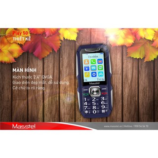 Điện Thoại Masstel Play 50