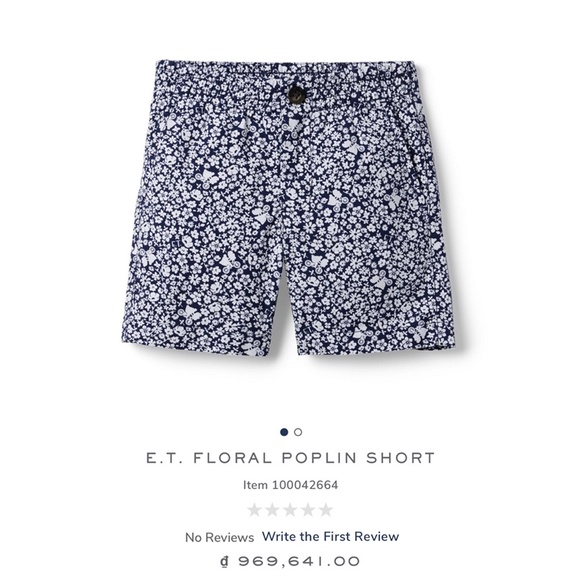 Quần ngắn JANIE AND JACK - E.T. FLORAL POPLIN SHORT