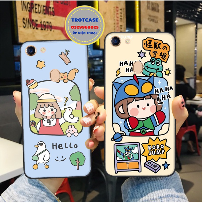 Ốp lưng Oppo F5 - F5 Youth - F7 - F7 Youth - in hình cô bé Roro Jum sáng mịn , giá rẻ , nhiều biểu cảm