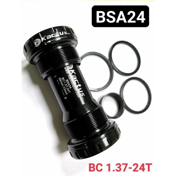 Trục Giữa Dòng Vặn BSA24,BSA30,BSADUB Bạc Đạn Ceramic Kactus Cho Xe Đạp