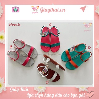 Giày Nữ Thái Lan Sandal Đi Mưa Monobo Quai Ngang Cho Bạn Nữ - Norah Colorpop