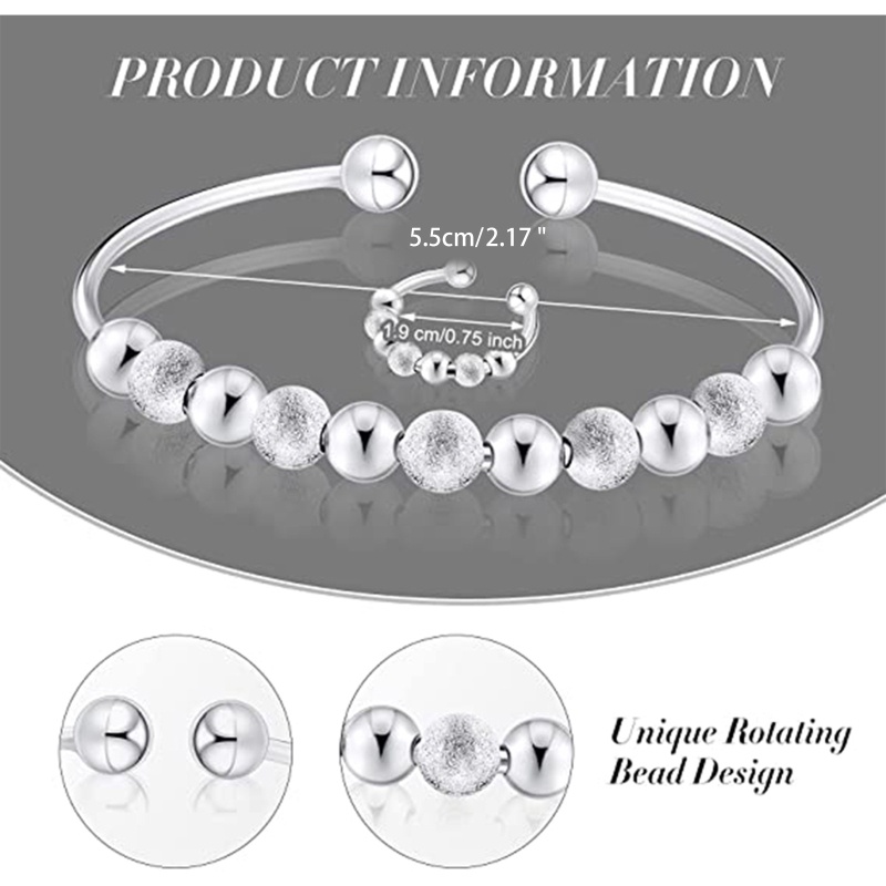 Bộ Vòng Tay / Nhẫn / Vòng Tay Xoay Linh Hoạt Có Thể Điều Chỉnh K