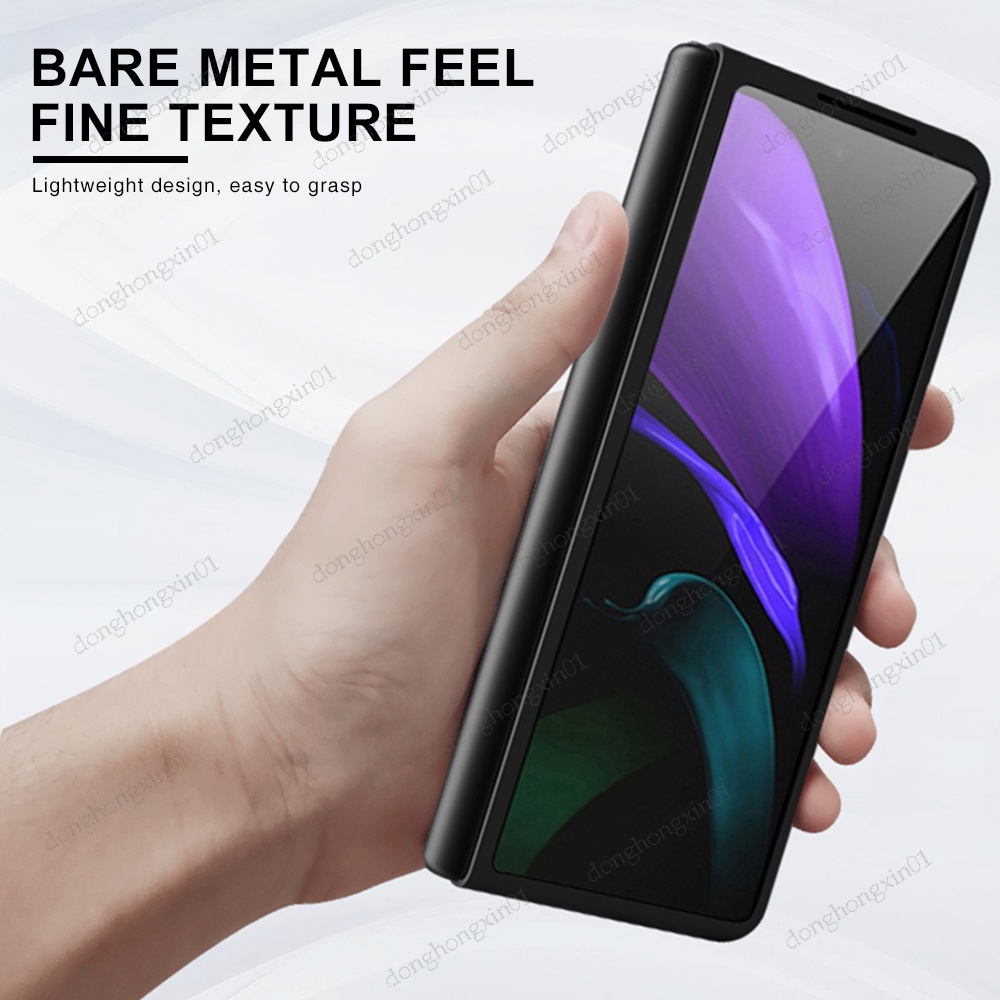 Ốp Điện Thoại PC Cứng Phối Da Sợi Carbon Cho Samsung Galaxy Z Fold4 ZFold4 5G Sumsung Z Fold 4 5G