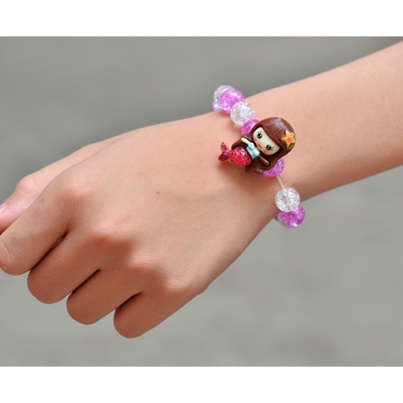 Vòng đeo tay trẻ em hình công chúa Disney Elsa dễ thương cho bé gái