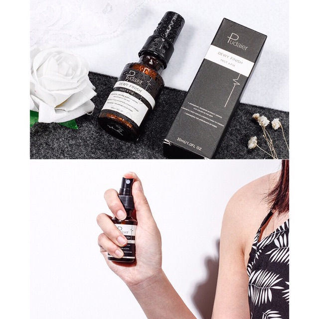 Xịt cố định lớp trang điểm Matte & Dewy Finish Pudaier | BigBuy360 - bigbuy360.vn