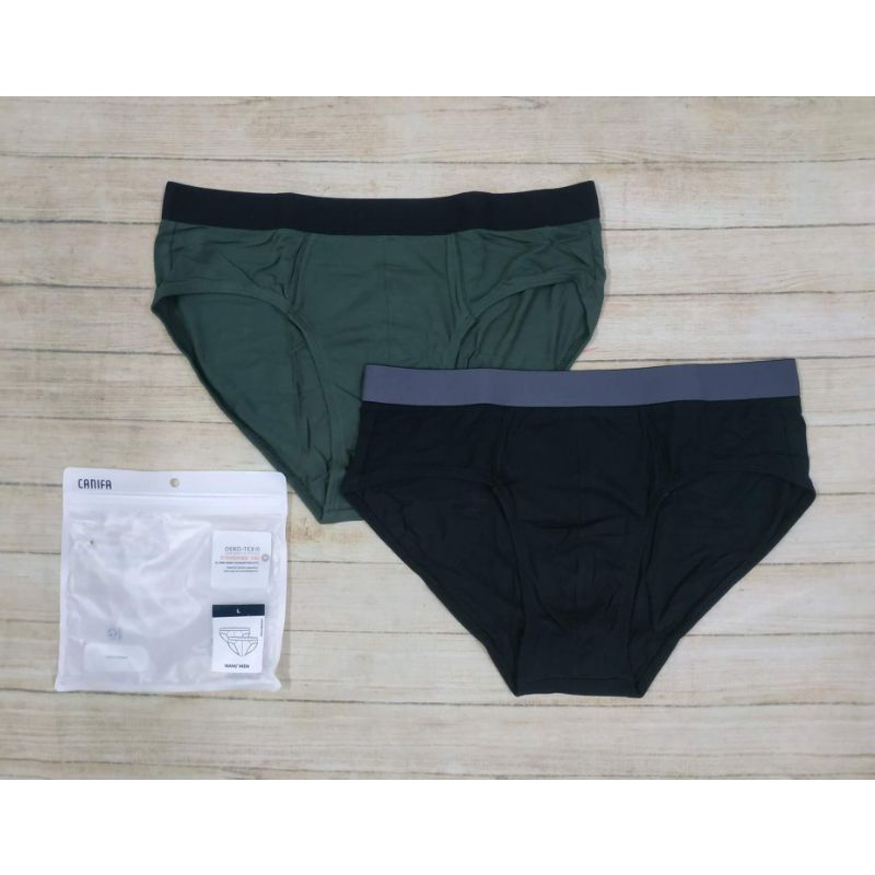Set 2 quần underwear nam Canifa chất modal