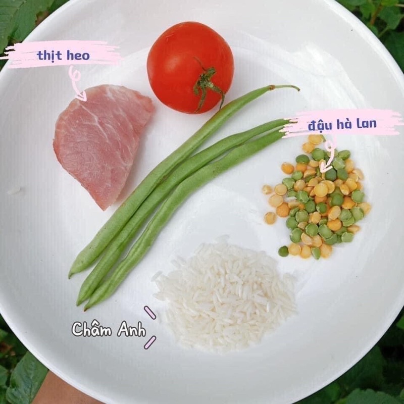 Đậu hà lan hữu cơ Markal Pháp nấu cháo dinh dưỡng cho bé ăn dặm 500g