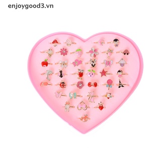 //Enjoy shopping // 2Pcs Fashion Adjustable Kids Sweet Alloy Rings Children Costume Jewelry Toy Gift .
