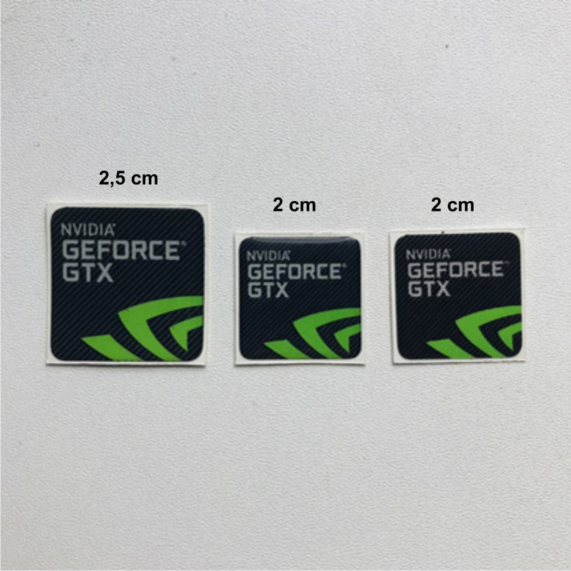 Miếng Dán Trang Trí Xe Nvidia Geforce Gtx