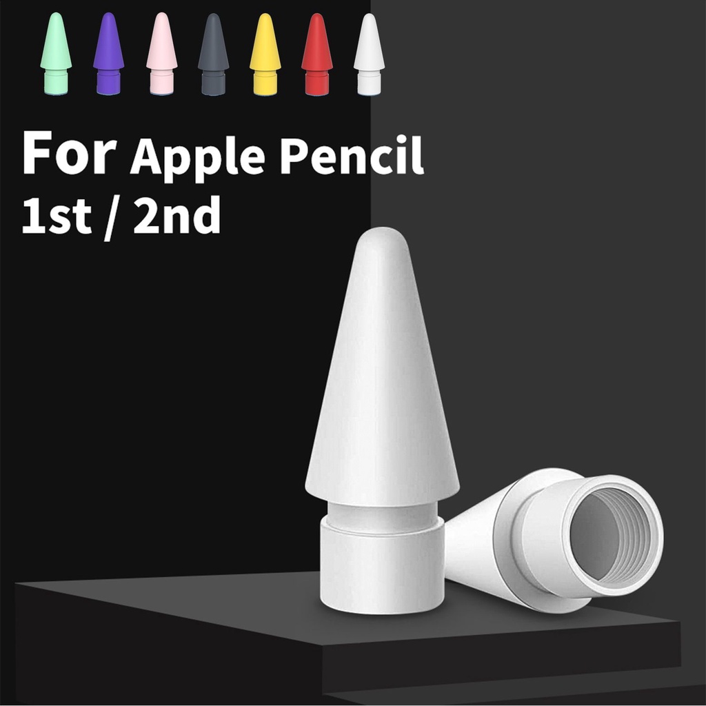 Đầu ngòi bút thay thế nhiều màu sắc thích hợp cho Apple Pencil 1/2