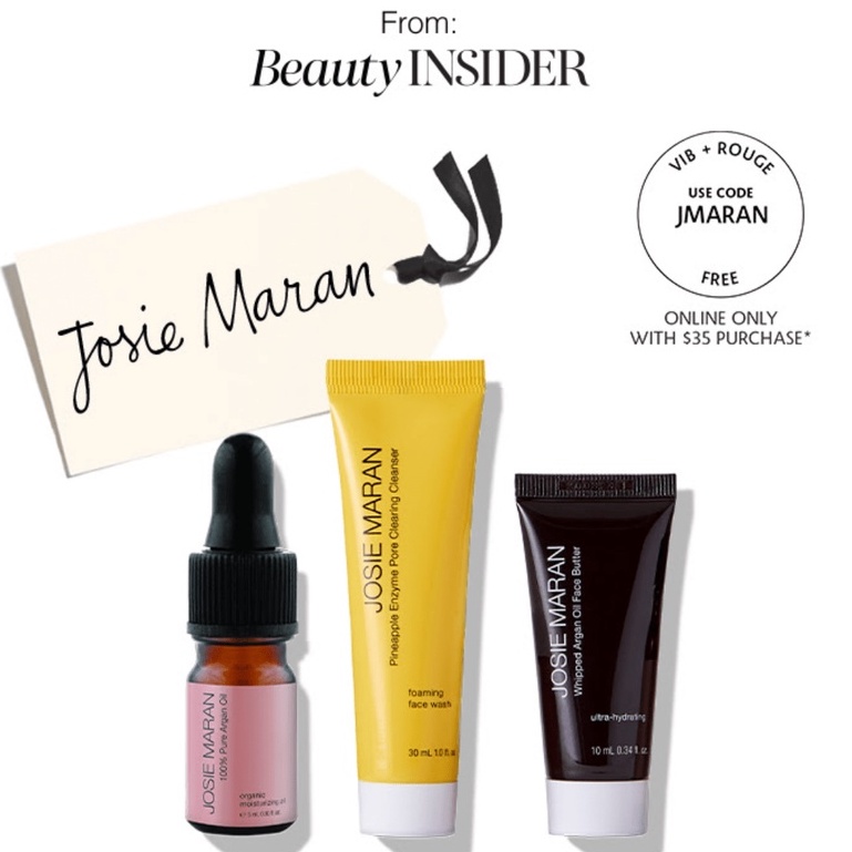 [CÓ BILL US] [ Quà tặng SEPHORA ] Set 3 món dưỡng da Josie Maran