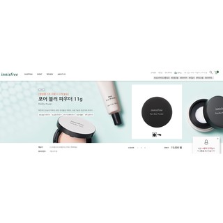 Phấn phủ kiềm dầu dạng bột Innisfree Pore Blur