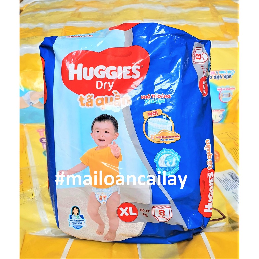 TÃ QUẦN HUGGIES M10/L9/XL8