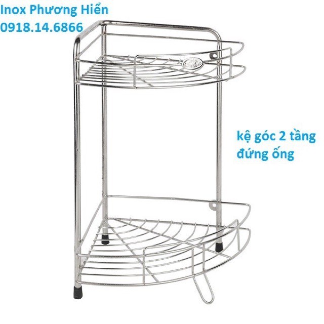 Kệ inox 2 tầng