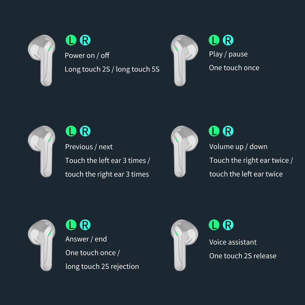 Cặp tai nghe nhét tai không dây LENOVO XT85 bluetooth 5.1 AAC/ SBC thời trang tiện lợi