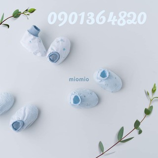 Miomio. Bao tay / Bao chân sơ sinh 100% cotton
