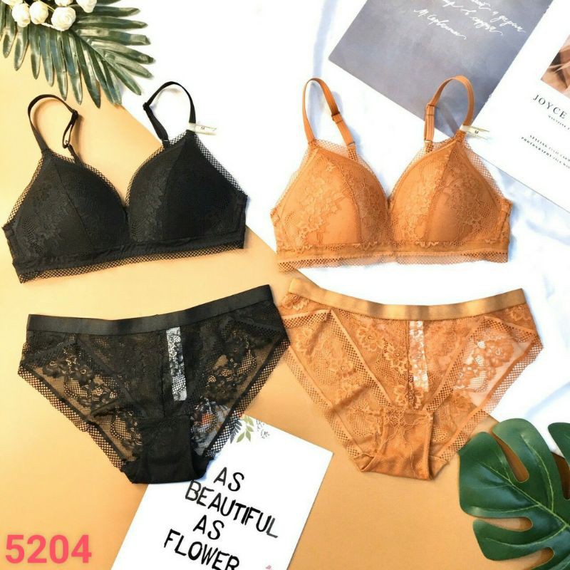 BỘ BRALET AG REN HOA 5204