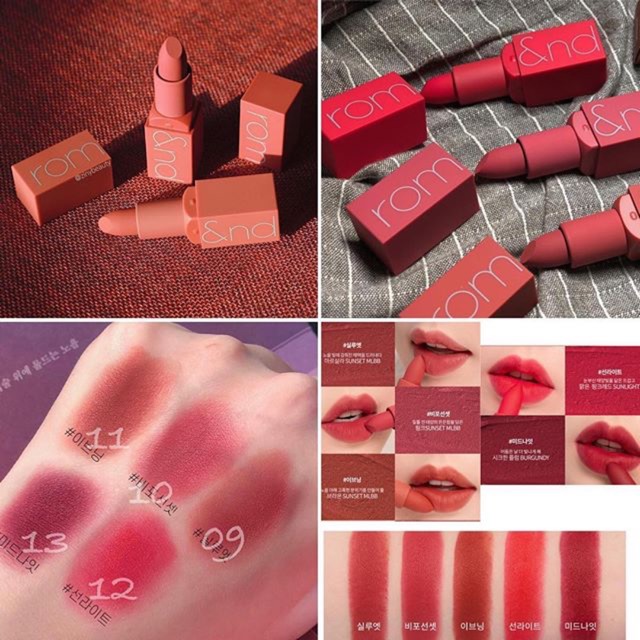 SON THỎI LÌ ROMAND ZEROGRAM MATTE LIMITED