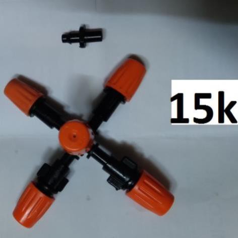 Béc phun sương 5 hướng TƯỚI CÂY -LÀM MÁT NHÀ (giành cho diện tích vuông và rộng) - HV Store 144