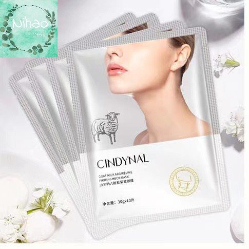 [Hàng mới về] Mặt nạ dưỡng da cổ chiết xuất SỮA DÊ chống lão hóa giảm nhăn giảm sạm da vùng cổ | BigBuy360 - bigbuy360.vn