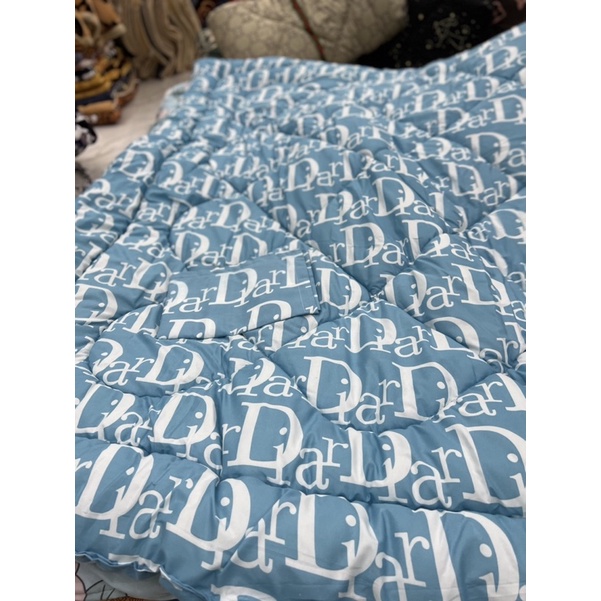 Set Chăn Phao 5 món Poly cotton Dio Xanh 2022