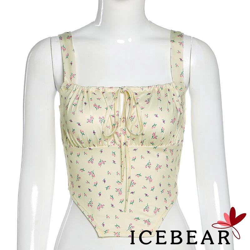 Áo Tank Top Hoạ Tiết Hoa Quyến Rũ Hợp Thời Trang