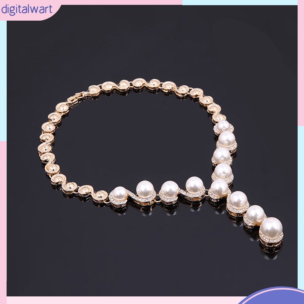 Set trang sức trang trí ngọc trai nhân tạo sành điệu hợp thời trang cho nữ