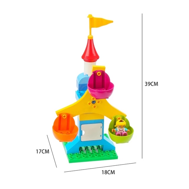 Bộ lắp ráp cầu quay tương thích duplo