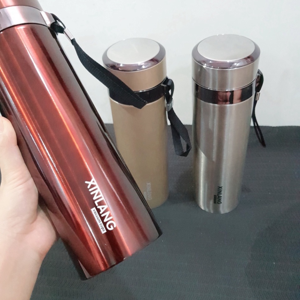 Bình Giữ Nhiệt 1,2l nóng lạnh cao cấp, Bình nước Inox 304 dung tích 1l2 Có gương - Bảo Hành 12 Tháng