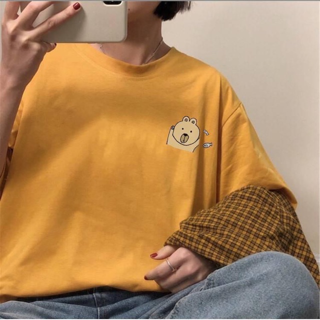 Áo thun gấu bắt cá 🐠🐟 | BigBuy360 - bigbuy360.vn