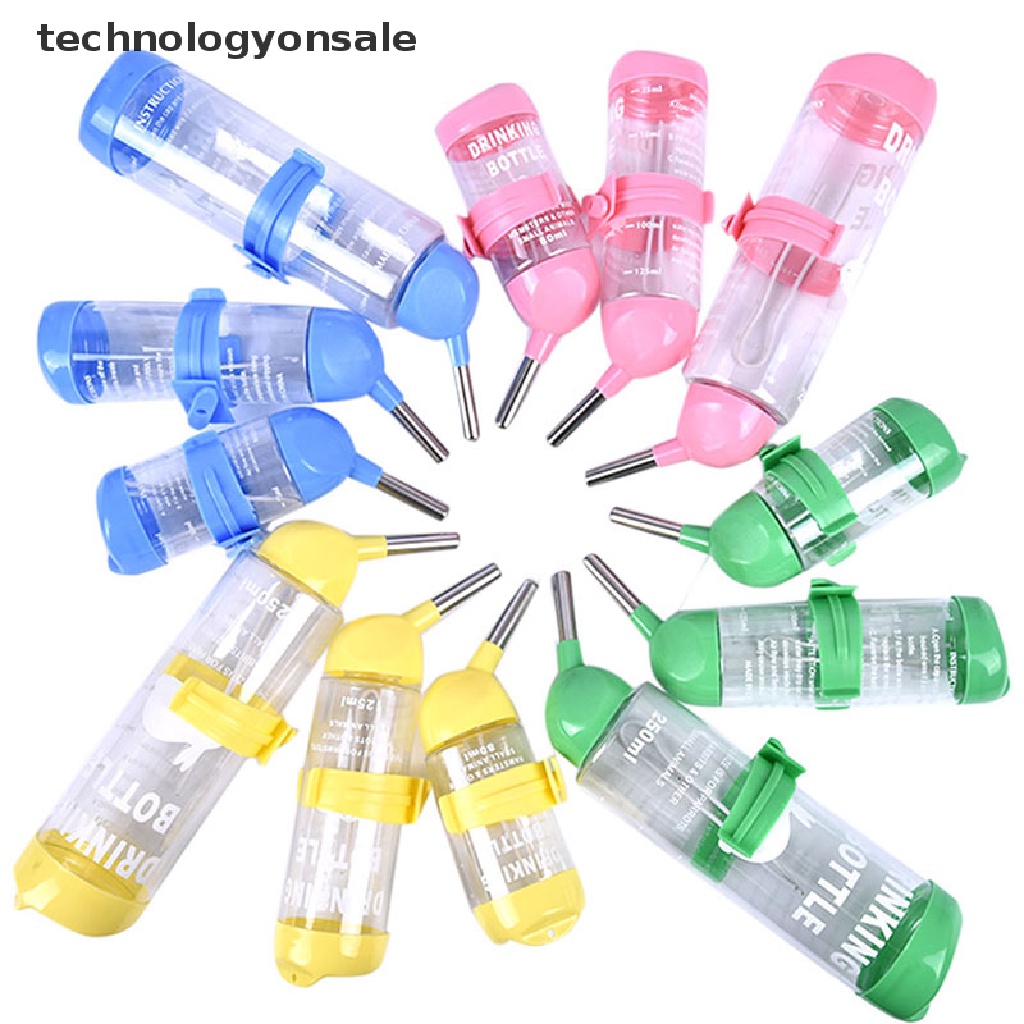 1 Bình Đựng Nước Uống Bằng Nhựa Treo Lồng Nuôi Chuột Hamster / Thỏ