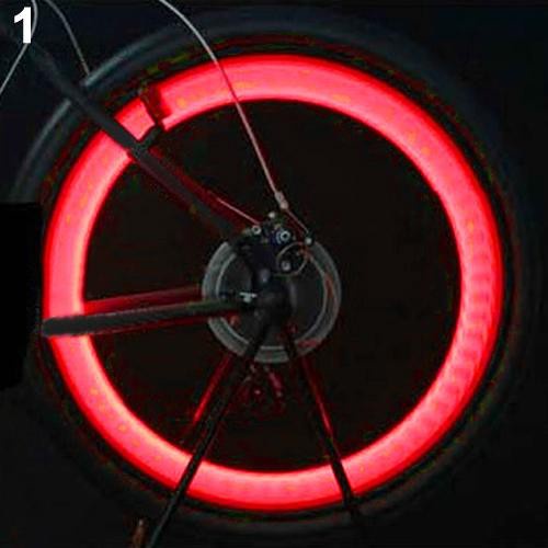 Sale 68% Đèn phát sáng an toàn gắn bánh xe đạp nhiều màu tiện dụng, Red Giá Gốc 21000 đ - 4K157-1