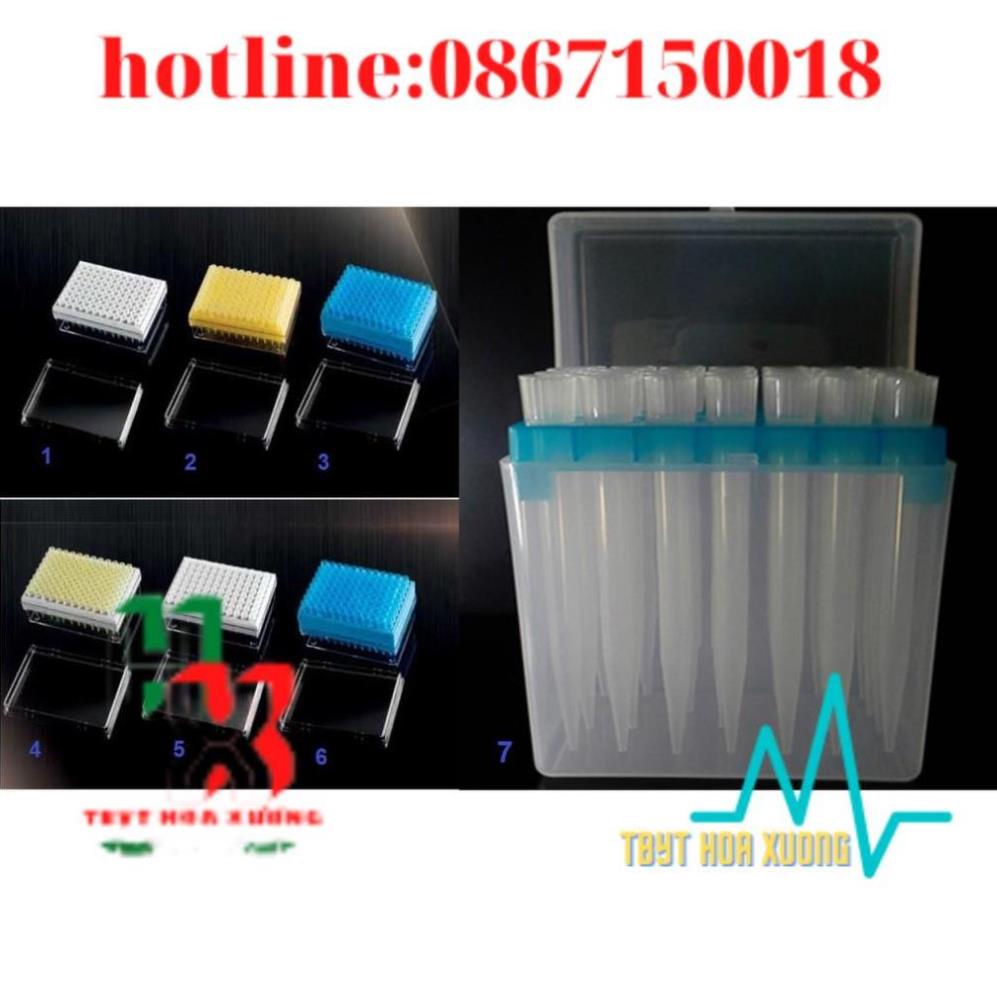 Hộp đựng đầu côn vàng, xanh, trắng