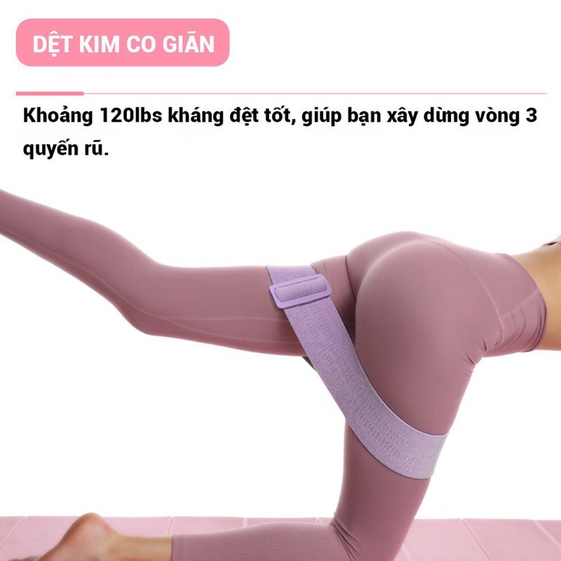 GIÂY TẬP ĐÀN HỒI MINI BAND TỰ ĐIỀU CHỈNH ĐỘ DÀI AOLIKES