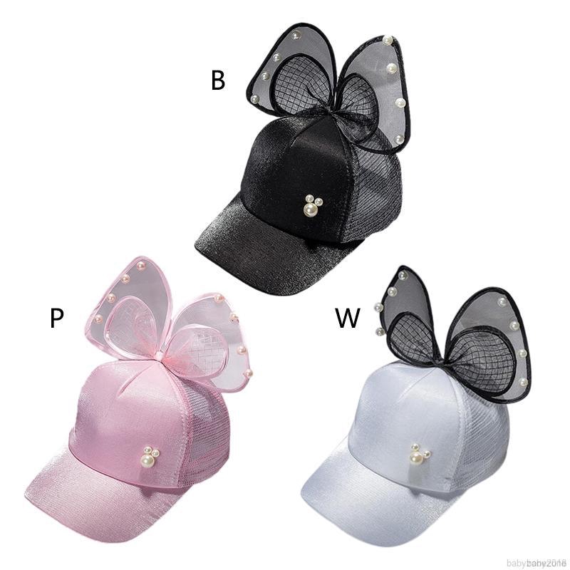 Baby girl sequined hat/adjustable ear leisure sun visor/male and female baby cartoon sequined ear cap/outdoor sun hat