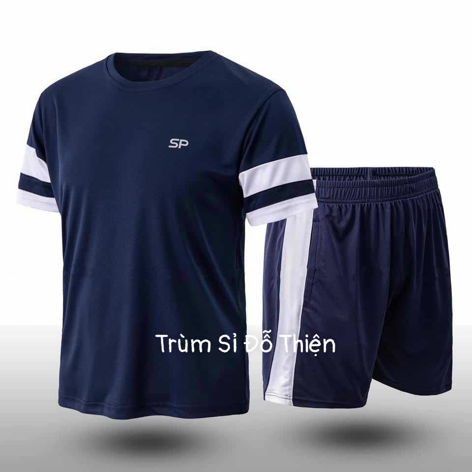 ĐỒ BỘ NAM MẪU MỚI  FREESHIP  ĐỒ BỘ THỂ THAO NAM MÙA HÈ SP TẬP GYM MẶC NHÀ PHONG CÁCH TRẺ TRUNG NĂNG ĐỘNG