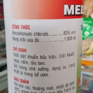 BKC 80 Diệt khuẩn nguồn nước