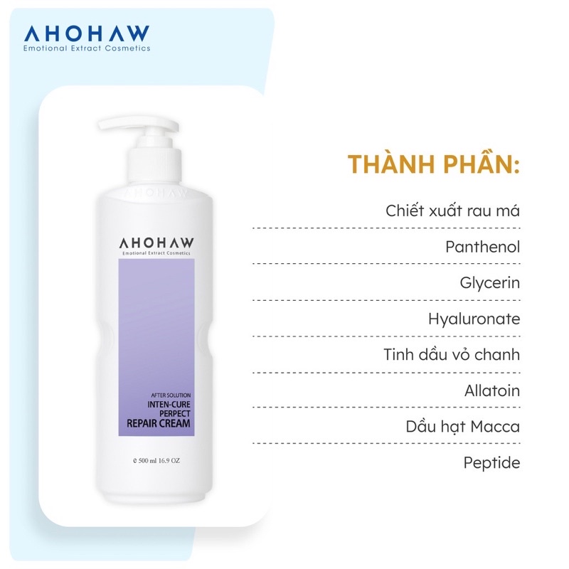 Kem Dưỡng Ph ục H ồi Ahohaw After Solution ( 500ml ) - Hàng Chính Hãng