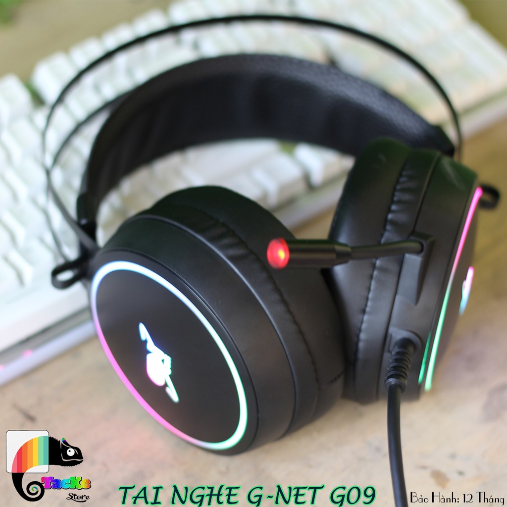 Tai Nghe Gaming G-Net H09 RGB 7.1 I Gaming Headphone Gnet G09 RGB LED 7.1 I Bảo hành 12 tháng chính hãng | BigBuy360 - bigbuy360.vn