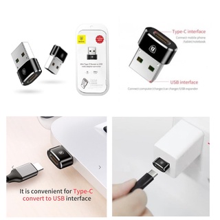 Đầu Chuyển Đổi Baseus Mini Usb Type C Sang USB Max 5A cho Điện thoại máy tính bảng/ Notebook