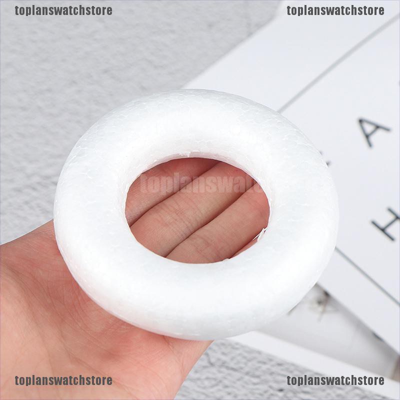Bộ 5 Quả Cầu Xốp Polystyrene Styrofoam Màu Trắng Dùng Làm Đồ Thủ Công DIY