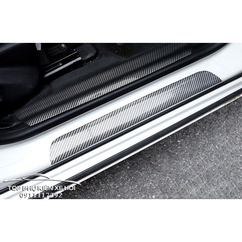 Cuộn 5m dải nẹp carbon cao cấp chống trầy xước, bảo vệ xe