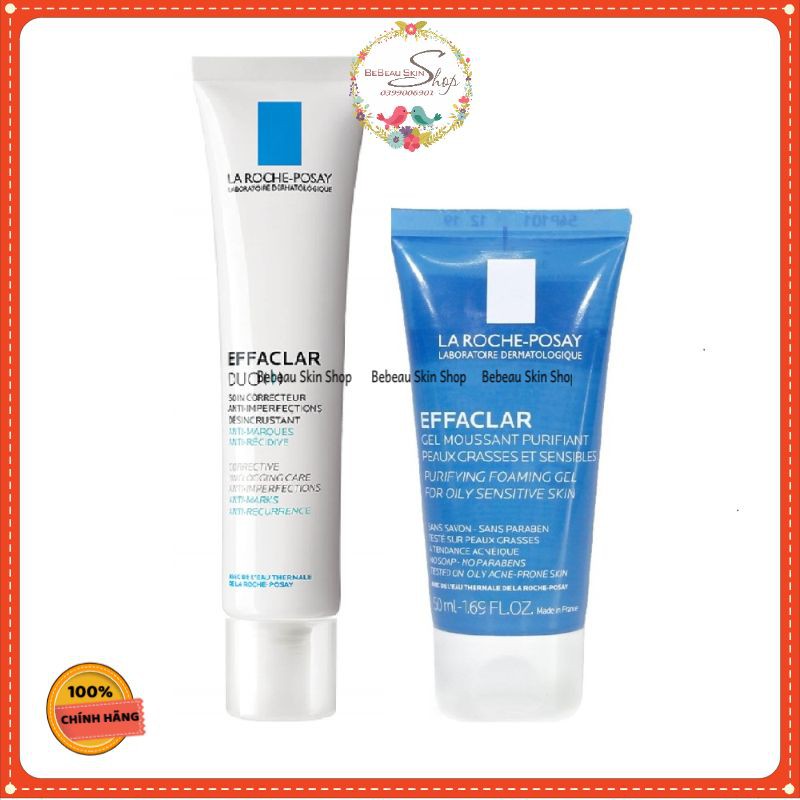 Kem Giảm Mụn Ẩn La Roche Posay Effaclar Duo+ 40ml - Bebeauskinshop