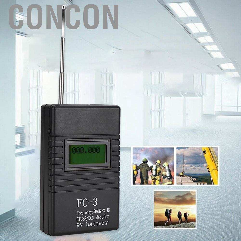 Máy Đếm Tần Số Concon 50mhz-2.4ghz Rf Cho Bộ Đàm