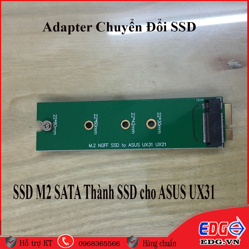 Adapter chuyển đổi ổ cứng M2 SATA sang SSD ASUS UX31