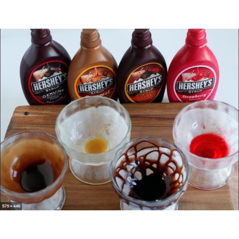 Sốt HERSHEY’S (Caramel,Socola,Dâu)