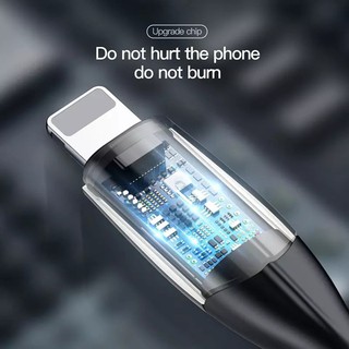 Cáp Sạc nhanh Iphone Baseus Horizontal loại 1m/2m, 2.4A