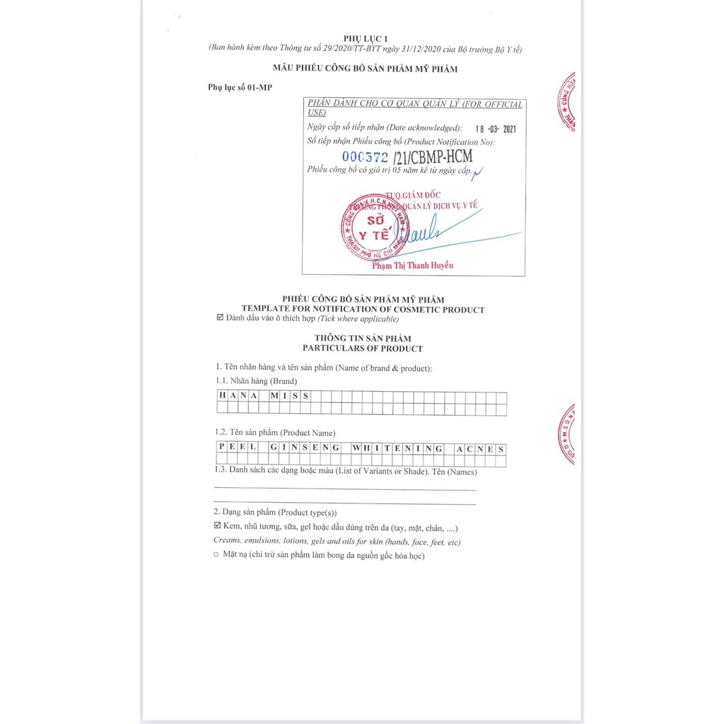 Serum mụn Hana Miss ⚡100% KHỎI MỤN⚡ xóa thâm sạm nám tái tạo da | BigBuy360 - bigbuy360.vn