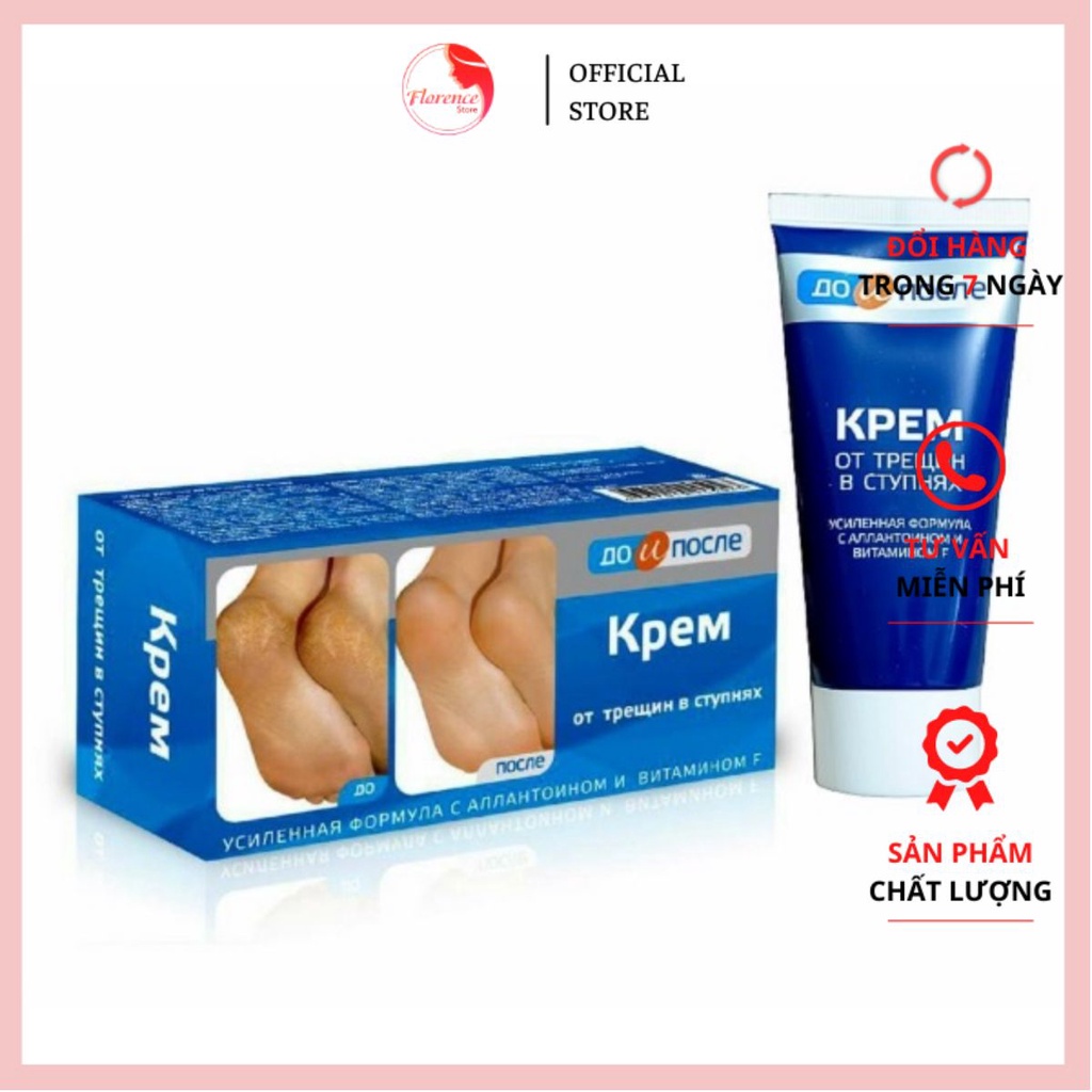 Kem giảm nứt nẻ gót chân Apteka của Nga 50ml