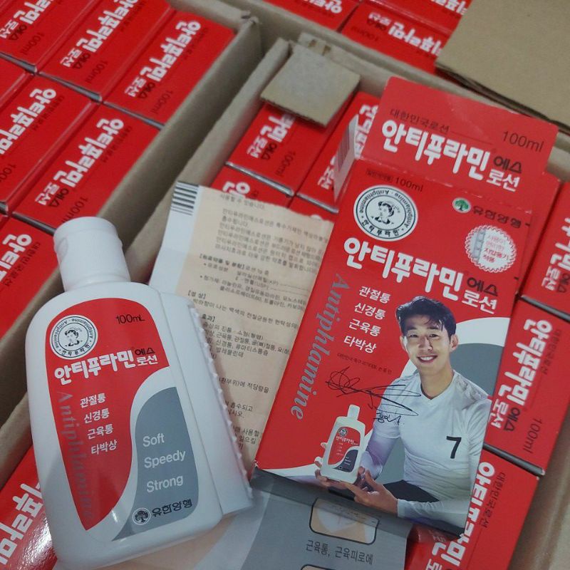 DẦU NÓNG HÀN QUỐC ANTIPLAMINE 100ml GIẢM ĐAU NHỨC